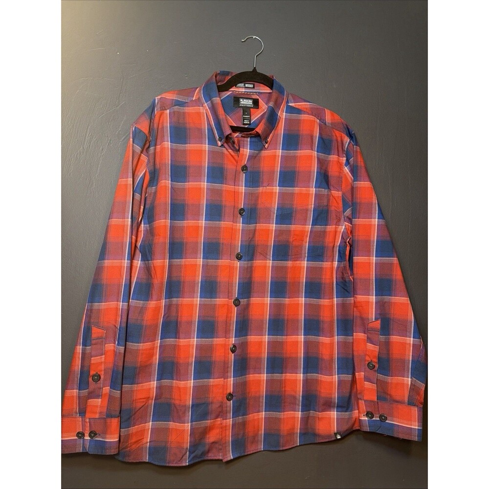 Duluth Alaskan Hardgear Shirt Men L Wool Blend Plaid Outdoor